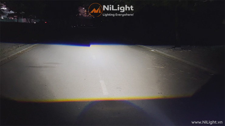 Bi Led Pha NiLight A15 Pro mặt cắt Cos xanh, sắc lẹm