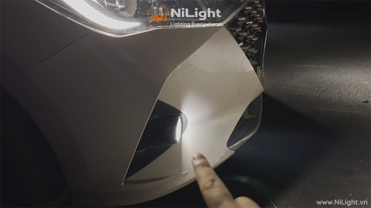 Bi Gầm NiLight N10 Mini 2.0 lắp đặt giữ Zin cho các dòng xe có bi gầm nguyên bản 2 inch