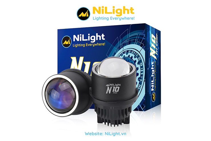 Bi Gầm NiLight N10 Titan - Trợ pha, Sáng khủng!