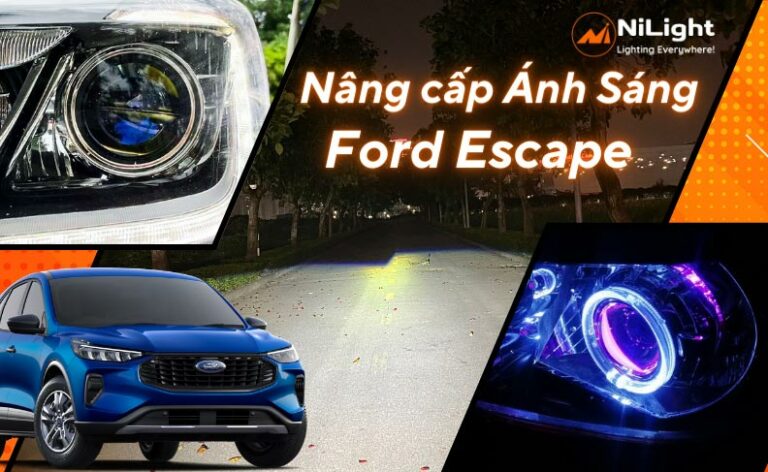 Độ đèn – Nâng cấp ánh sáng cho xe Ford Escape