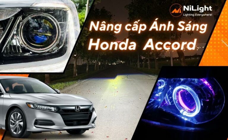 Độ đèn – Nâng cấp ánh sáng cho xe Honda Accord