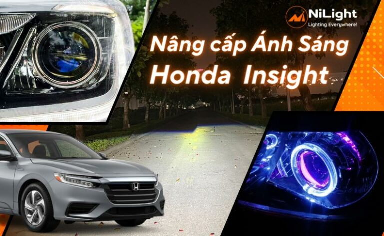 Độ đèn – Nâng cấp ánh sáng cho xe Honda Insight