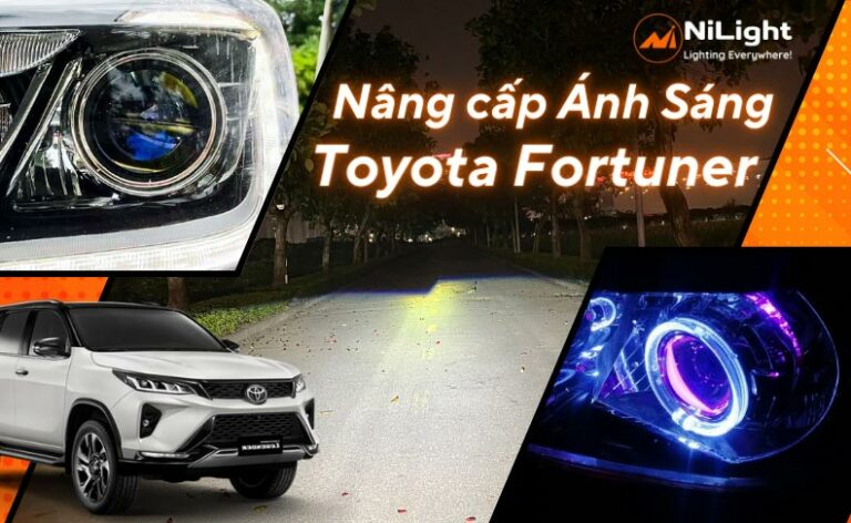 Độ đèn – Nâng cấp ánh sáng cho xe Toyota Fortuner