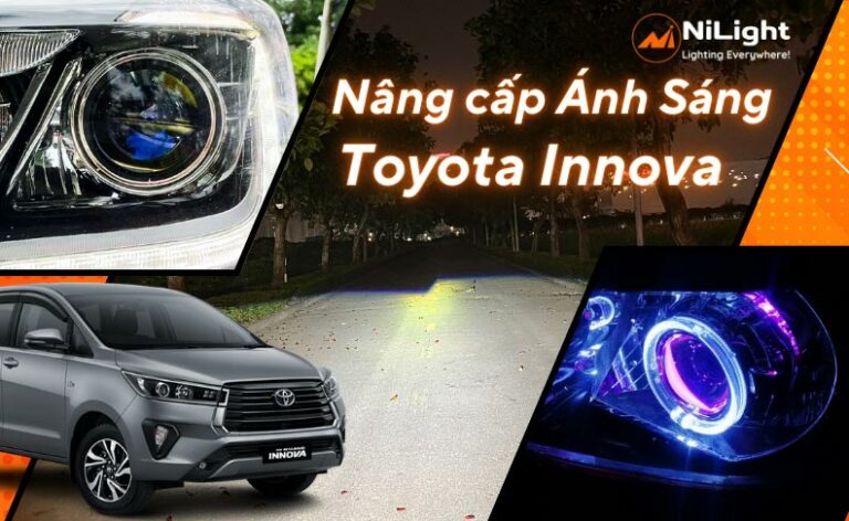 Độ đèn – Nâng cấp ánh sáng cho xe Toyota Innova