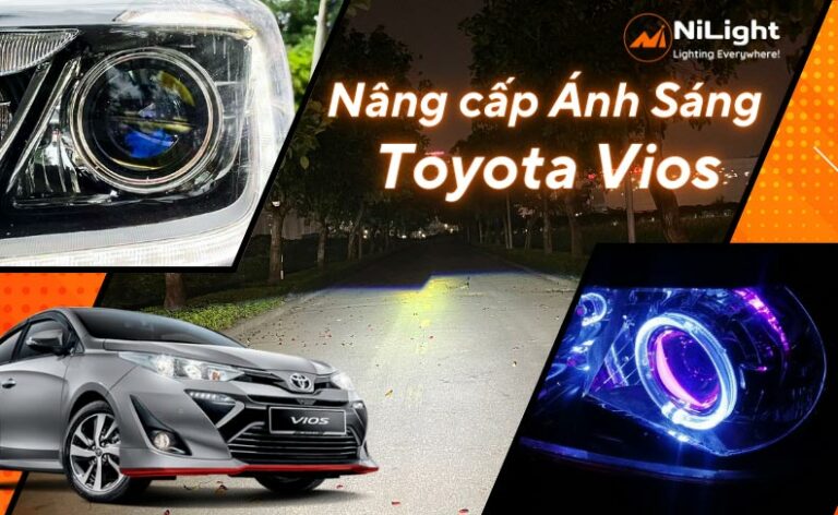 Độ đèn – Nâng cấp ánh sáng cho xe Toyota Vios