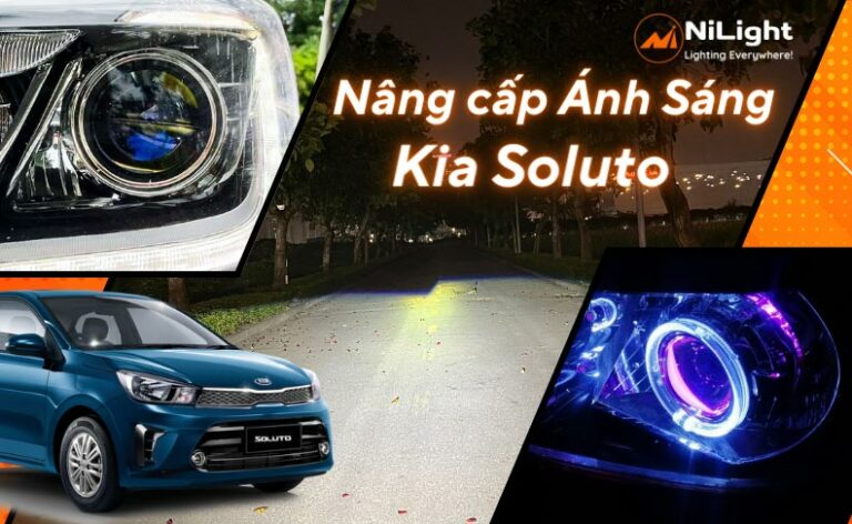 Độ đèn – Nâng cấp ánh sáng cho xe Kia Soluto