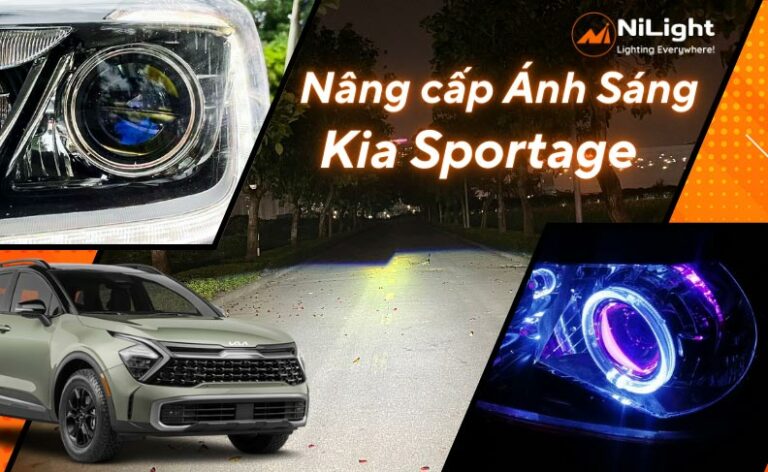 Độ đèn – Nâng cấp ánh sáng cho xe Kia Sportage