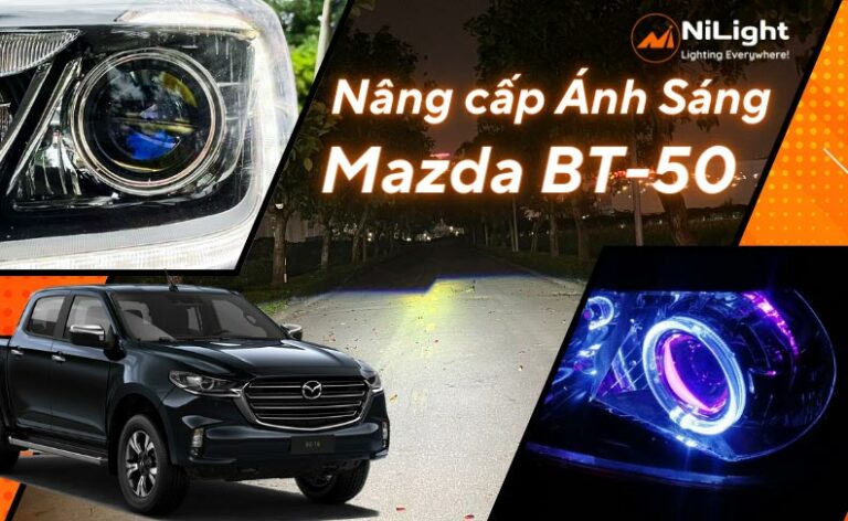 Độ đèn – Nâng cấp ánh sáng cho xe Mazda BT-50