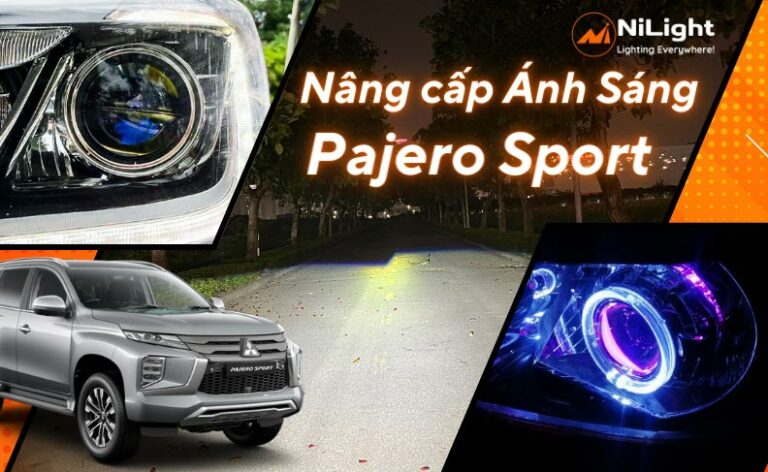 Độ đèn – Nâng cấp ánh sáng cho xe Mitsubishi Pajero Sport