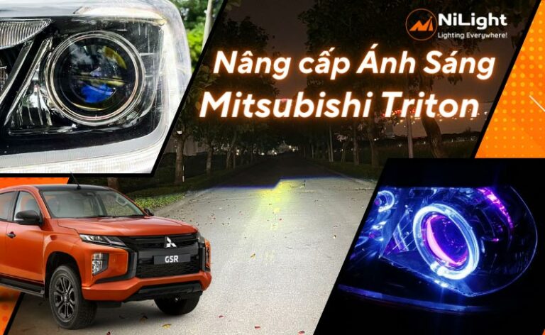 Độ đèn – Nâng cấp ánh sáng cho xe Mitsubishi Triton