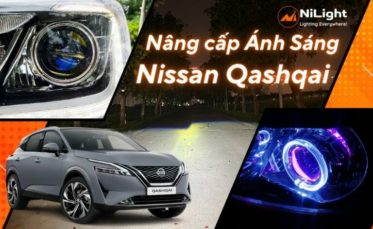 Độ đèn – Nâng cấp ánh sáng cho xe Nissan Qashqai