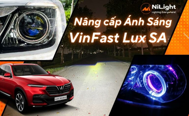 Độ đèn – Nâng cấp ánh sáng cho xe VinFast Lux SA