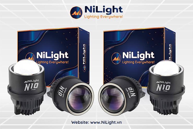 Bi gầm NiLight N10 Titan - Lắp đặt dễ dàng, Ánh sáng mạnh mẽ!