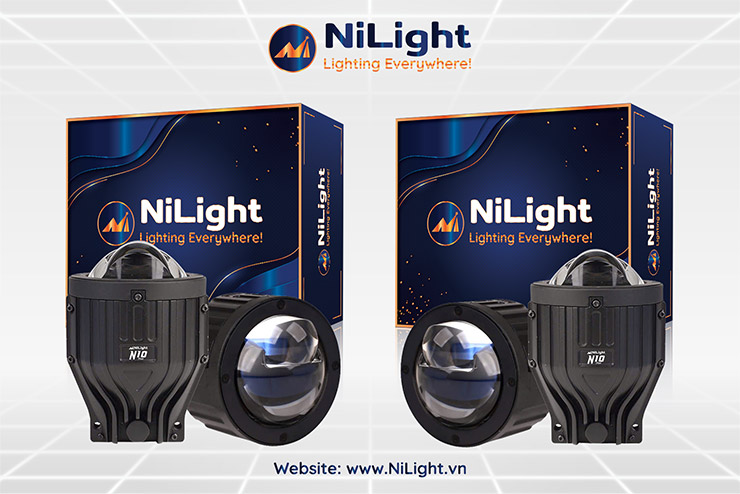 Bi gầm NiLight N10 Titan New - Lắp đặt dễ dàng, Ánh sáng mạnh mẽ!